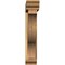 Ekena Millwork Funston Traditional Rough Sawn Bracket w/ Offset Brace, Western Red Cedar, 6"W x 32"D x 32"H BKT0604X32X32FST01RWR - alternate 4
